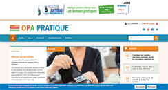 Desktop Screenshot of opa-pratique.com