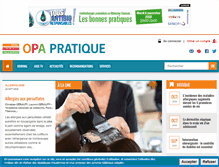 Tablet Screenshot of opa-pratique.com